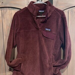 Patagonia Maroon Fleece Jacket